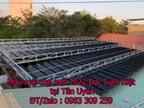 Mẫu mái che mới 2022 tại Tân Uyên