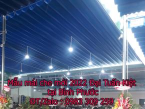 Mẫu mái che mới 2022 tại Bình Phước