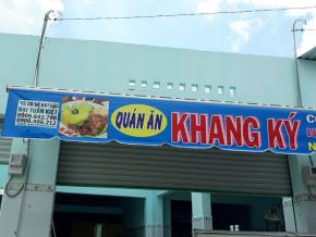 Mái hiên di động tại Chợ Búng