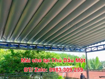 Thi công mái che tại Tp. Thủ Dầu Một – Bình Dương