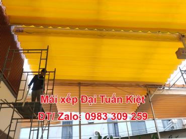 Thiết kế lắp đặt mái xếp tại Biên Hòa – Đồng Nai