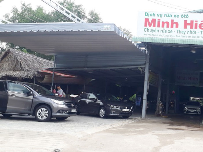 Mái xếp tại Chợ Tân Phước Khánh