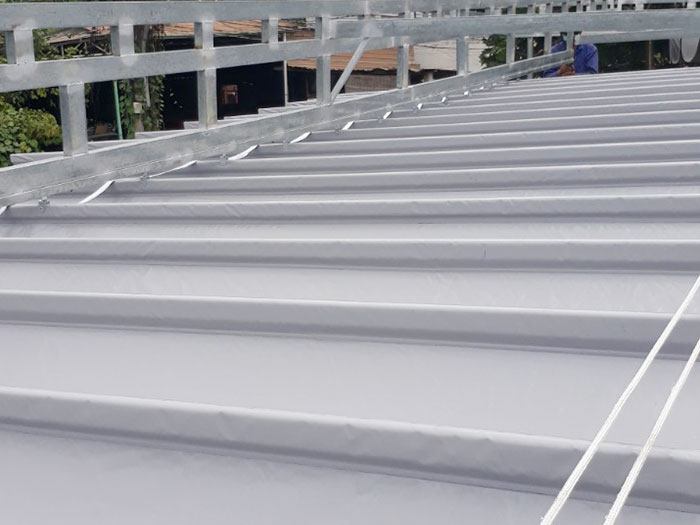 Mái xếp tại Chợ Tân Phước Khánh